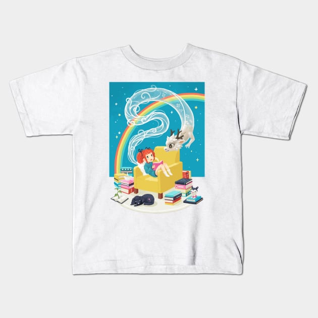 Stories Kids T-Shirt by Freeminds